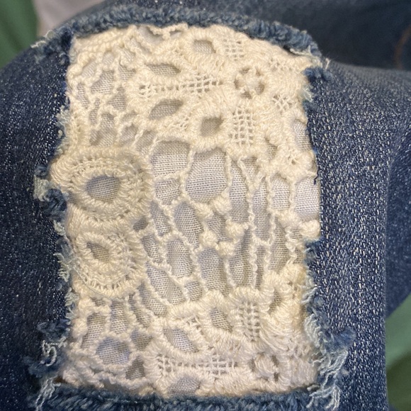 Cat & Jack Super Stretch  Distressed Jegging size 18 plus Adjustable Waist NWT - Picture 8 of 9